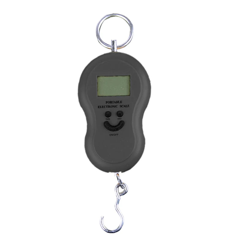 Balança de Gancho Metal Portátil Digital Mão Bolsa Mala Peixe Até 50kg Top KD2147