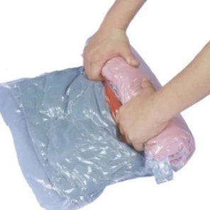 Saco Organizador à Vácuo com Zíper para Roupas e Cobertores