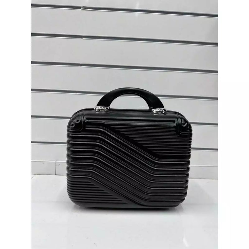 kit de Mala De Viagem 12KG 10 KG  8KG 4 Roda Gira 360 Grau Fibra + Frasqueira