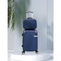 kit de Mala De Viagem 12KG 10 KG  8KG 4 Roda Gira 360 Grau Fibra + Frasqueira