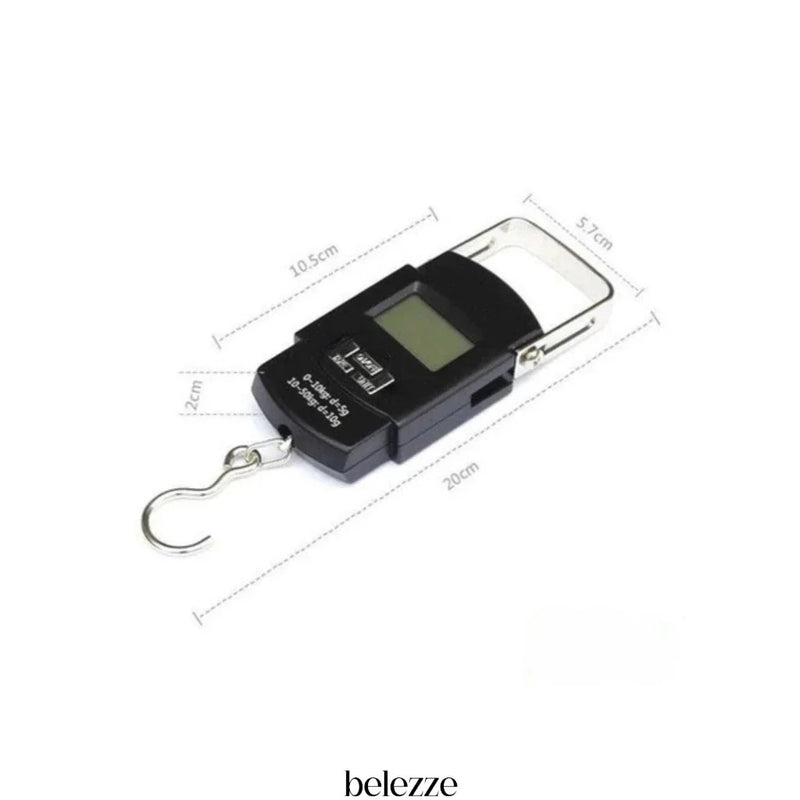 Balança De Mão Digital Portátil P Bolsa Mala Peixe de Até 50kg CD08