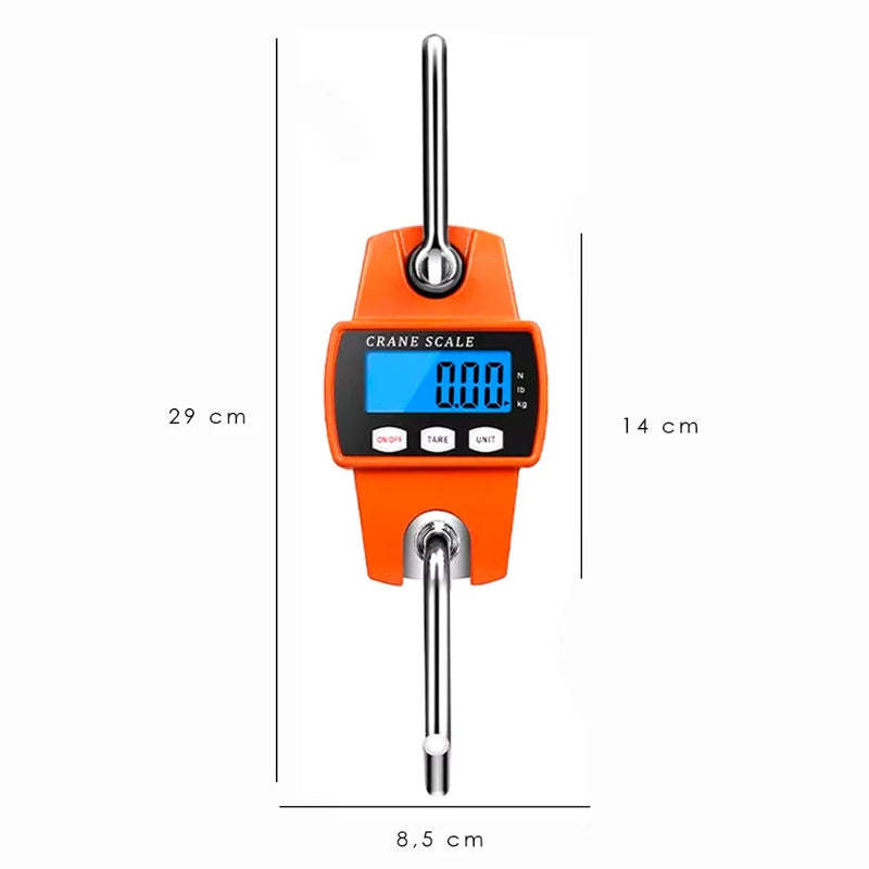 Balança Digital Precisão 300kg Lcd Portátil Guindaste
