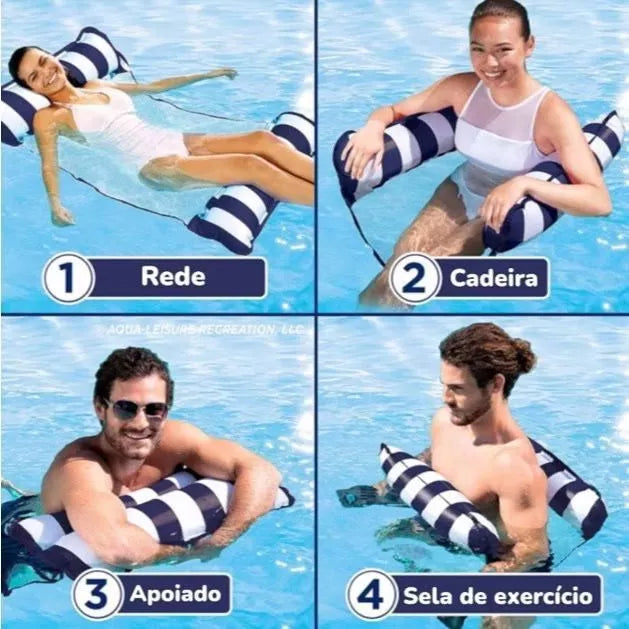 Boia Rede Descanso Piscina - Estoque limitado!