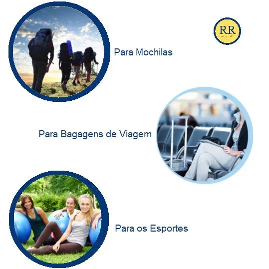 Cadeado TSA com Cabo de Aço e Código para Mala e Bagagem
