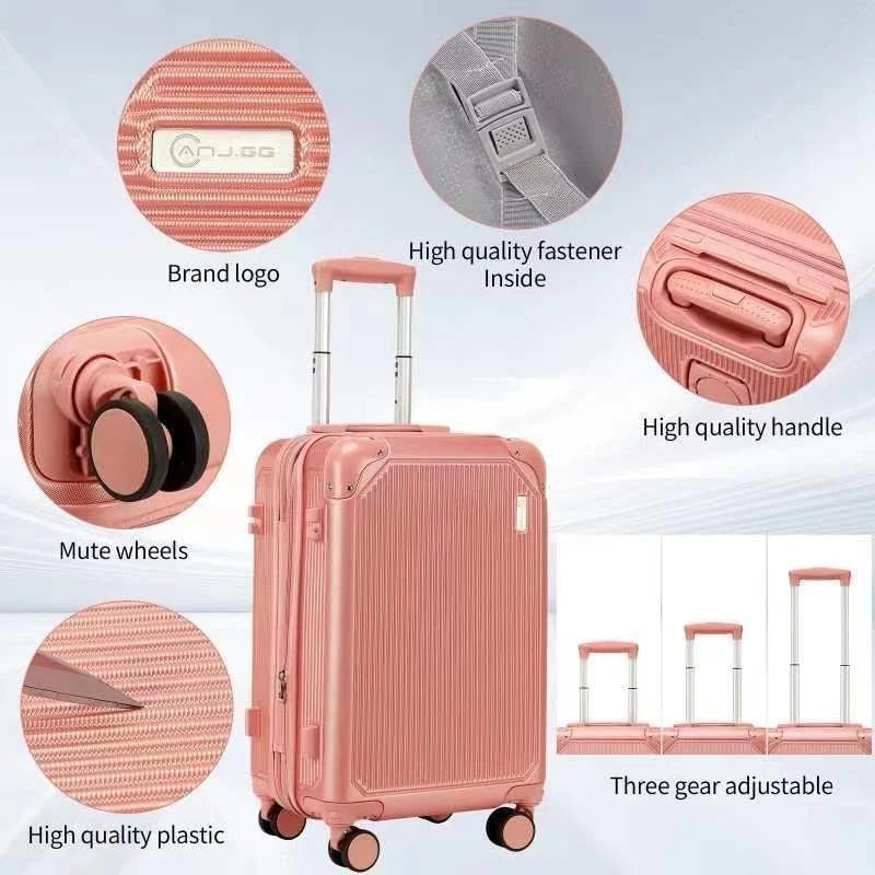 Kit Conjunto de 4 Malas de Viagem G/M/P/PP