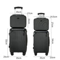 Kit Conjunto de 4 Malas de Viagem G/M/P/PP