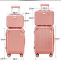 Kit Conjunto de 4 Malas de Viagem G/M/P/PP