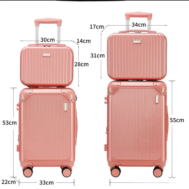 Kit Conjunto de 4 Malas de Viagem G/M/P/PP